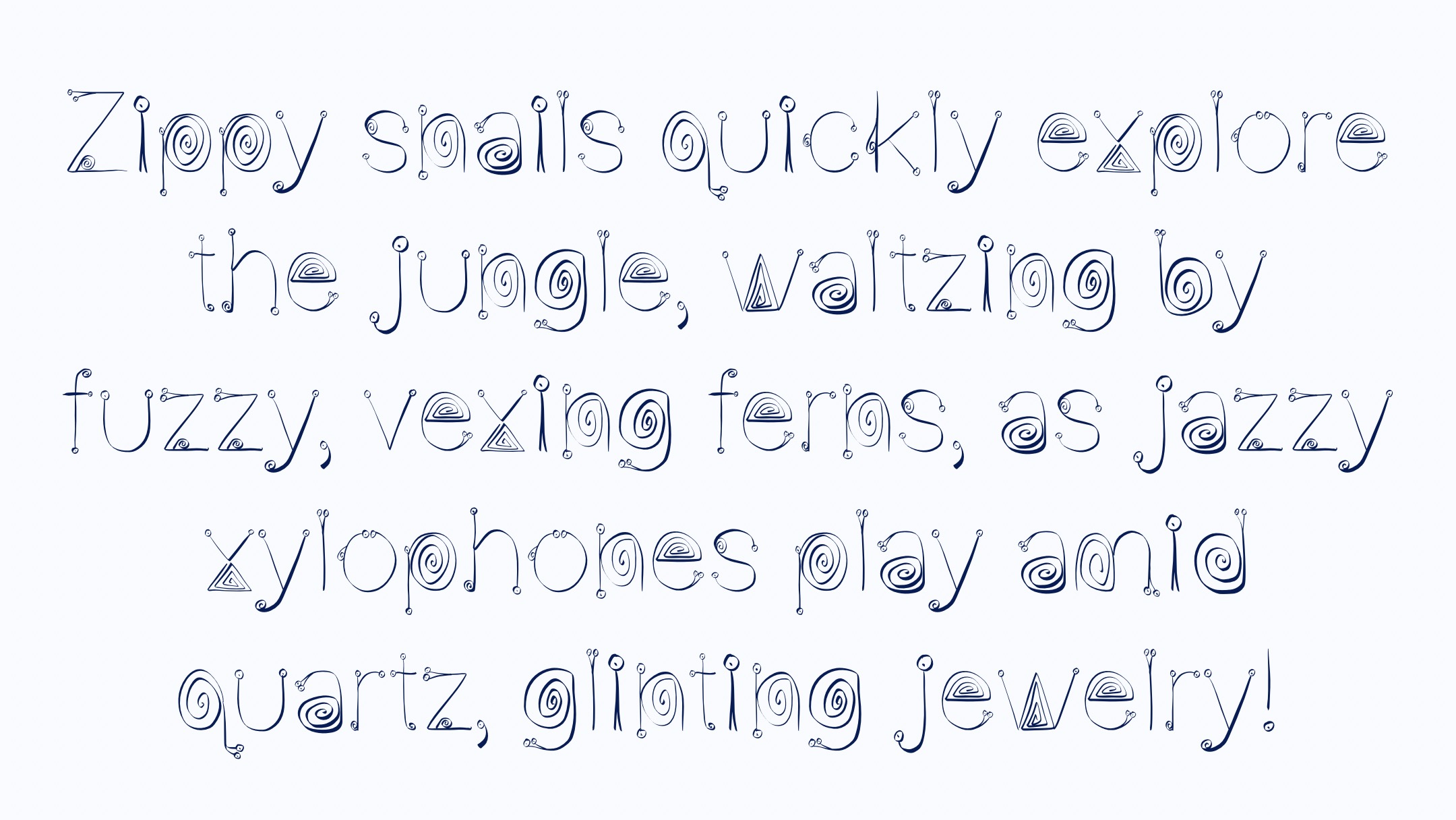 A font of snails.